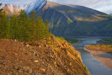 Река Индигирка — Река Индигирка — фотограф Владимир Рябков